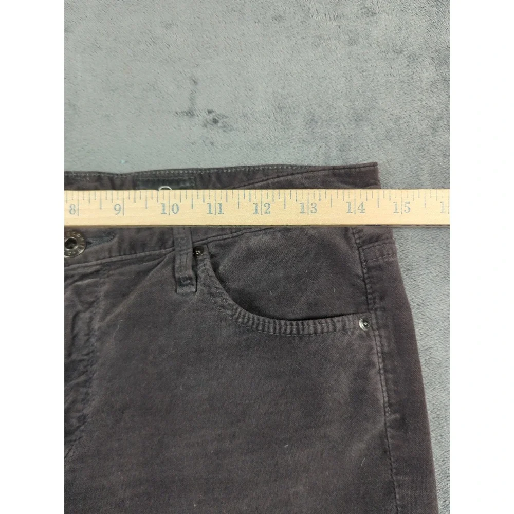 AG Stevie Ankle Pants Jeans Womens 28 28R Black‎ Velvet USA Limited Edition